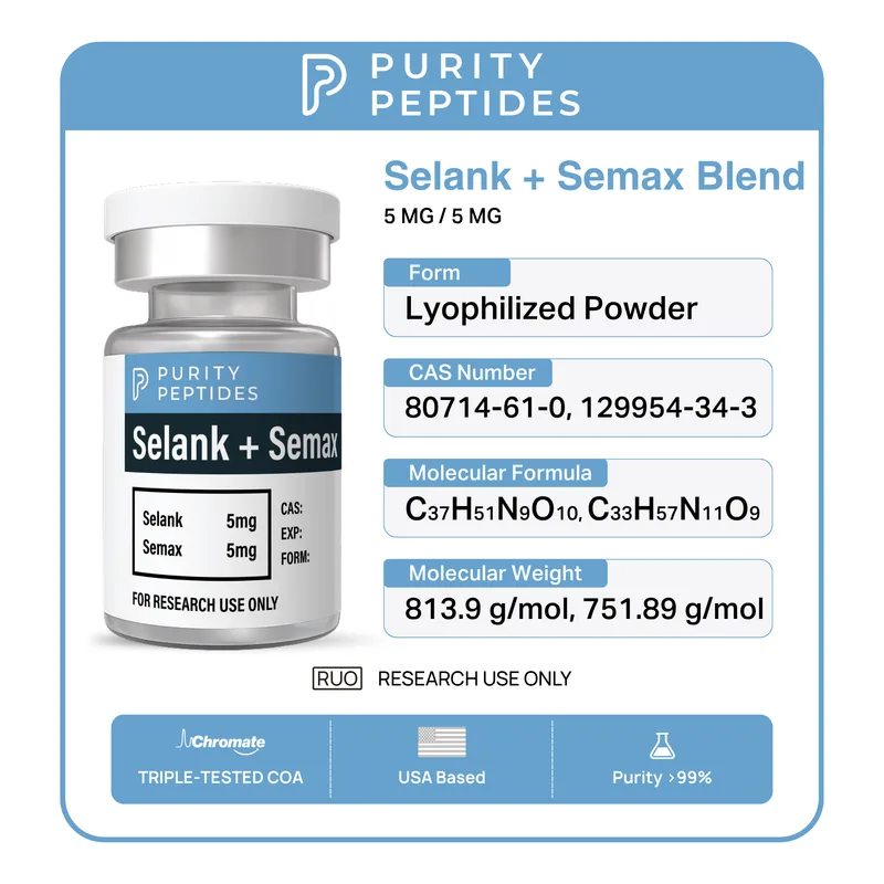 Selank/Semax 5mg/5mg secondary view